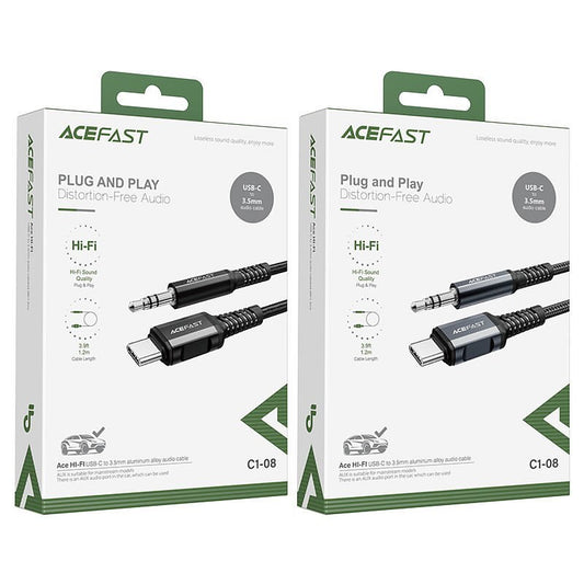 Acefast Audio cable C1-08 USB-C to 3.5mm male